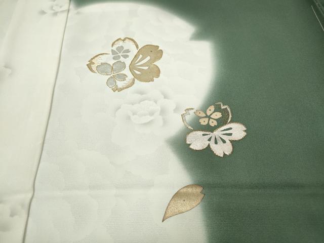 平和屋着物●豪華振袖 刺繍 舞花文 金銀彩 仮絵羽 逸品 未使用 CABH2534ut