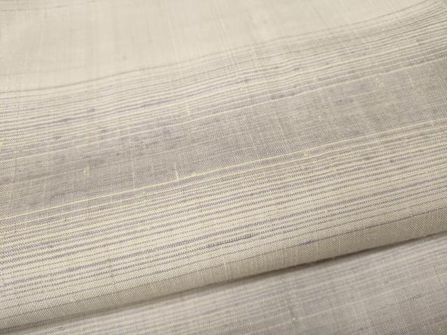 平和屋着物●上質な紬 霞横段文 正絹 逸品 CABH2545ut