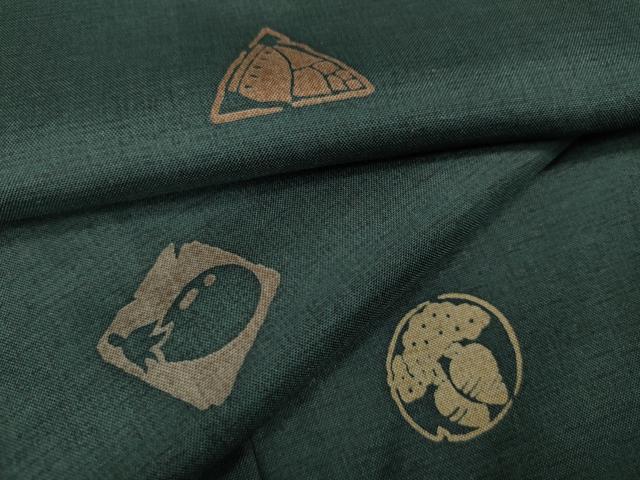 平和屋着物●本場染大島紬 成り物 正絹 逸品 CABH2565ut