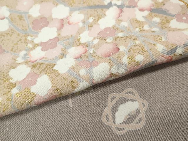 平和屋着物●豪華色留袖 駒刺繍 切嵌花鳥文 金彩 正絹 逸品 CABH2569ut