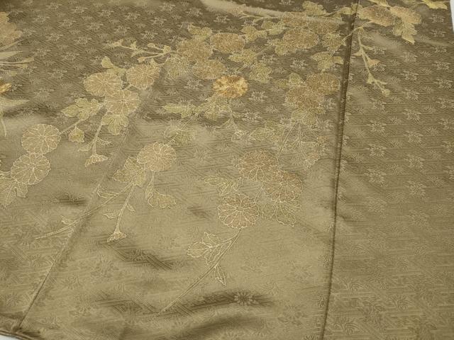 平和屋着物●訪問着 駒刺繍 枝花文 正絹 逸品 CABH2572ut