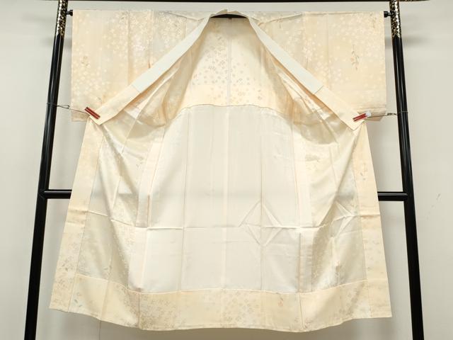平和屋着物●長襦袢 無双仕立て 舞花文 暈し染め 正絹 逸品 CABH2577ut