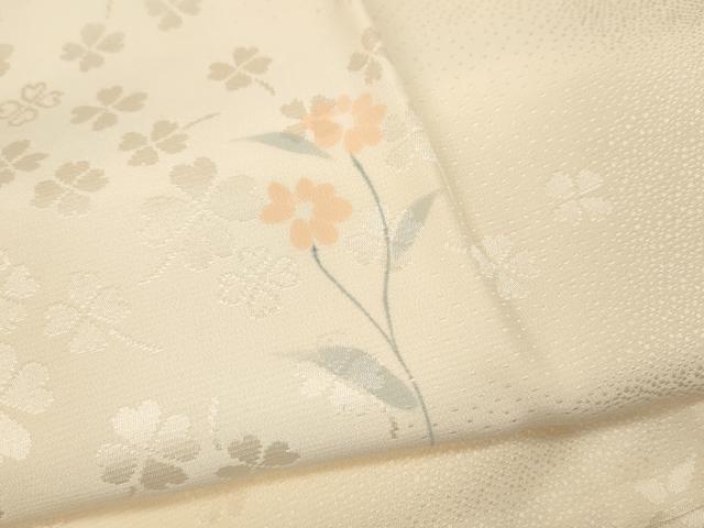 平和屋着物●長襦袢 無双仕立て 舞花文 暈し染め 正絹 逸品 CABH2577ut