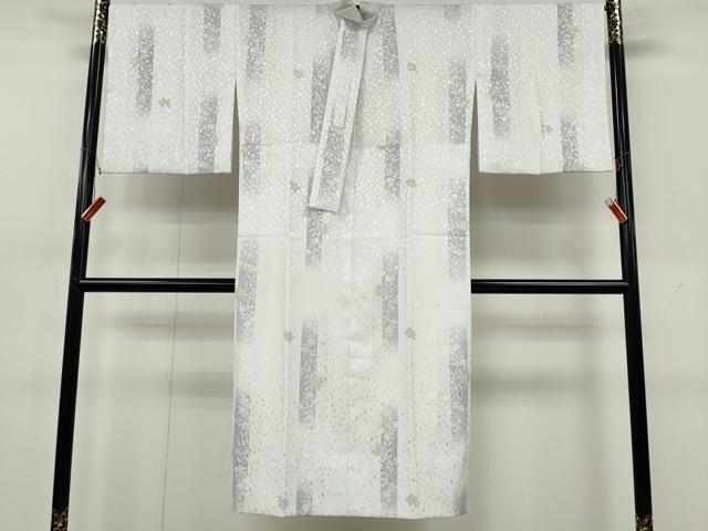 平和屋着物●長襦袢 無双仕立て 草花間道 洗える着物 CABH2579ut