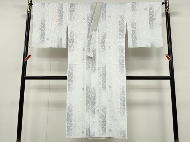 平和屋着物●長襦袢 無双仕立て 草花間道 洗える着物 CABH2579ut