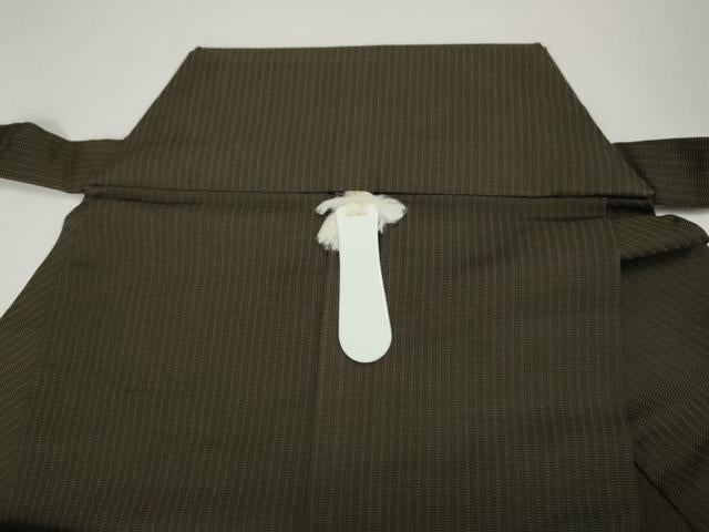 平和屋着物●男性 馬乗り袴 縞 正絹 逸品 CABH2589ut