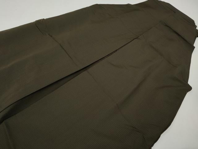 平和屋着物●男性 馬乗り袴 縞 正絹 逸品 CABH2589ut