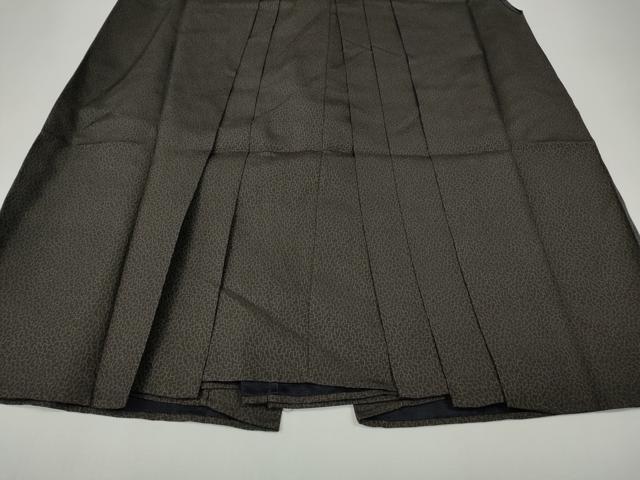 平和屋着物●男性 馬乗り袴 幾何学文様 正絹 逸品 CABH2591ut