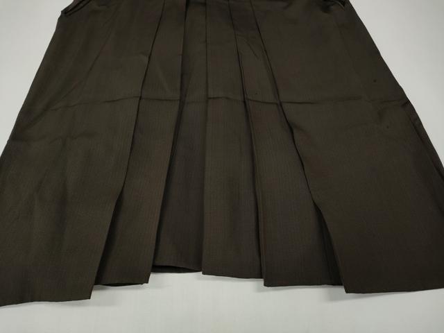 平和屋着物●男性 馬乗り袴 縞 正絹 逸品 CABH2592ut