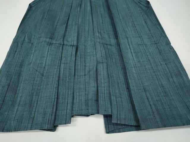 平和屋着物●男性 行灯袴 紬地 霞文 正絹 逸品 CABH2595ut
