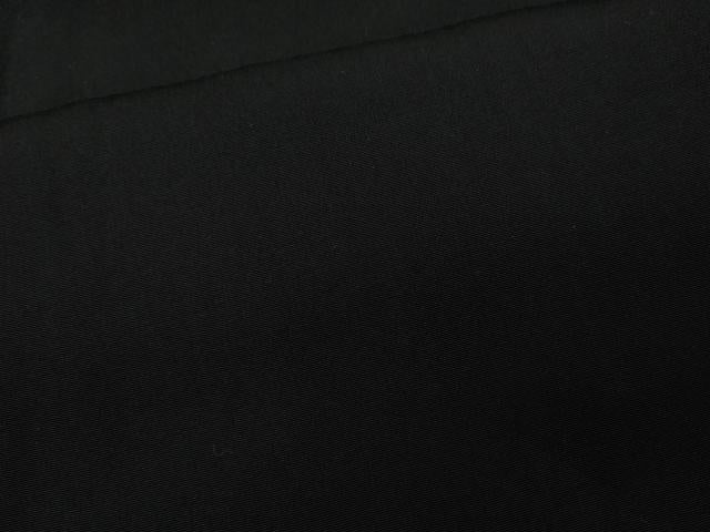 平和屋着物●男性 黒紋付・羽織セット 羽裏:風景人物文 正絹 逸品 CABH2596ut