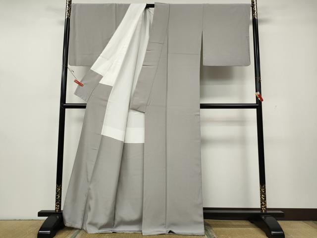 平和屋着物●二代目清次郎 手描き 色無地 素色 正絹 逸品 CABH2602ut