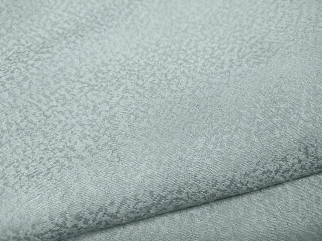 平和屋着物●上質な色無地 堅牢染 霞地紋 水色 反端付き 正絹 逸品 CABH2608ut