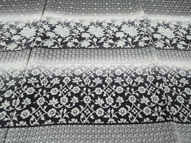 平和屋着物●訪問着 加納昭一 横段吉祥花文 暈し染め 正絹 逸品 CABH2611ut