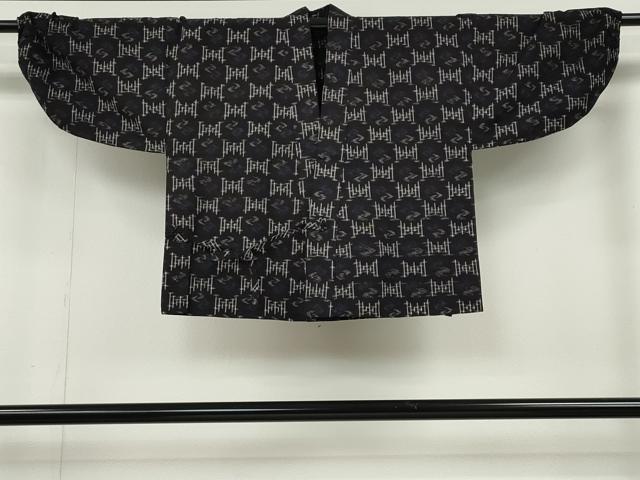平和屋着物●久留米絣 男性 作務衣 吉祥文 綿 逸品 CABH2615ut
