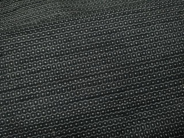 平和屋着物●男性 結城紬 アンサンブル 100亀甲 総詰め 正絹 逸品 CABH2620ut