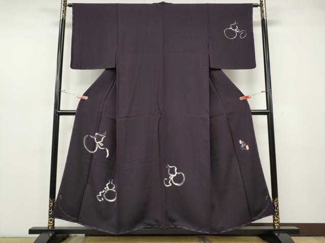 平和屋着物●洛楽人工房 国兼屋 訪問着 瓢箪 正絹 逸品 CABH2625ut
