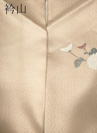 平和屋着物●訪問着 扇面枝花文 暈し染め 鈴乃屋扱い 正絹 逸品 CABH2676ut