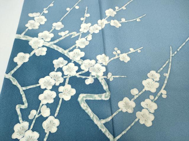 平和屋着物●訪問着 手描き 枝梅文 暈し染め 正絹 逸品 CABH2687ut