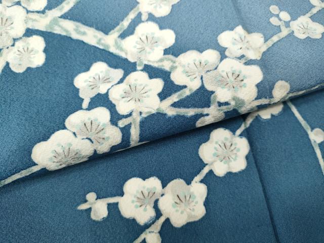 平和屋着物●訪問着 手描き 枝梅文 暈し染め 正絹 逸品 CABH2687ut