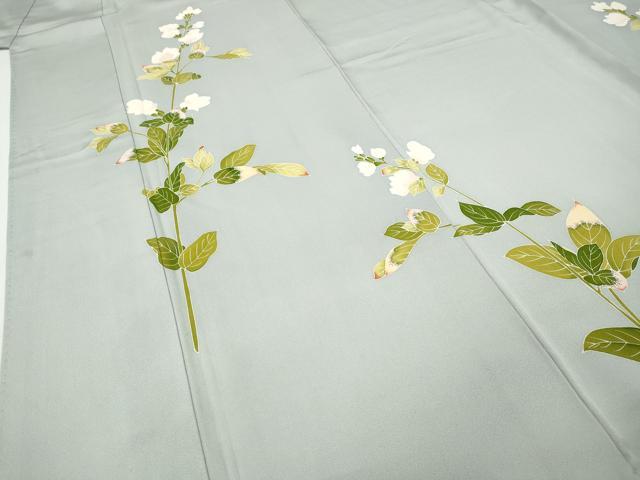 平和屋着物●訪問着 友禅 作家物 枝花文 正絹 逸品 CABH2740ut