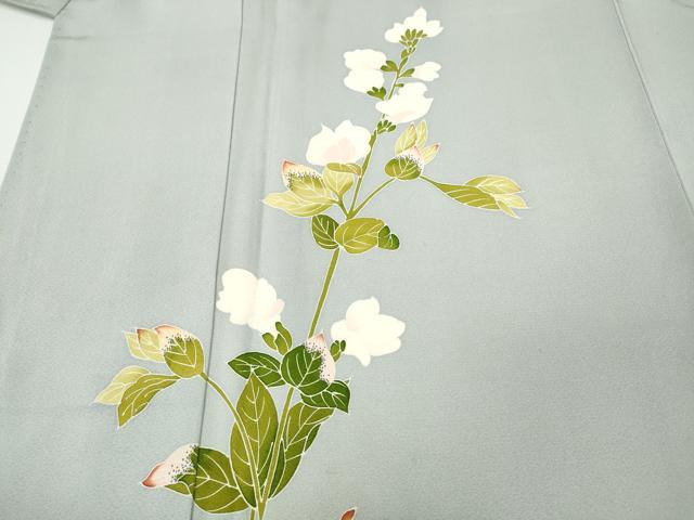 平和屋着物●訪問着 友禅 作家物 枝花文 正絹 逸品 CABH2740ut