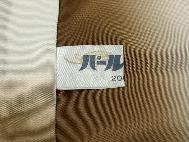 平和屋着物●西陣 手織花結城 万葉つむぎ 格子柄 証紙付き 正絹 逸品 CABH2764ut