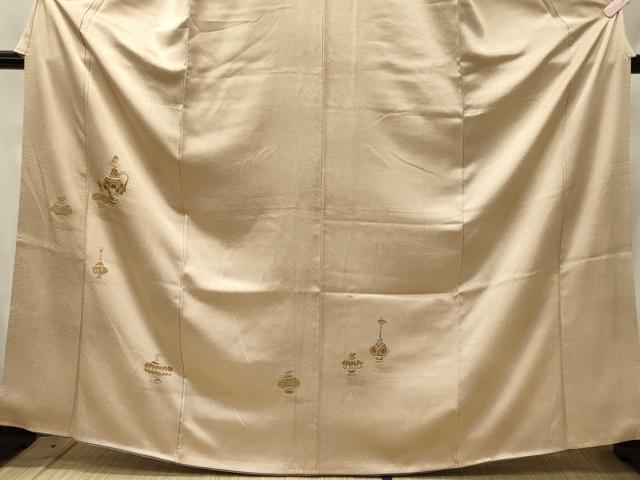 平和屋着物■訪問着 陶器文 金彩 正絹 逸品 CABH2910oy