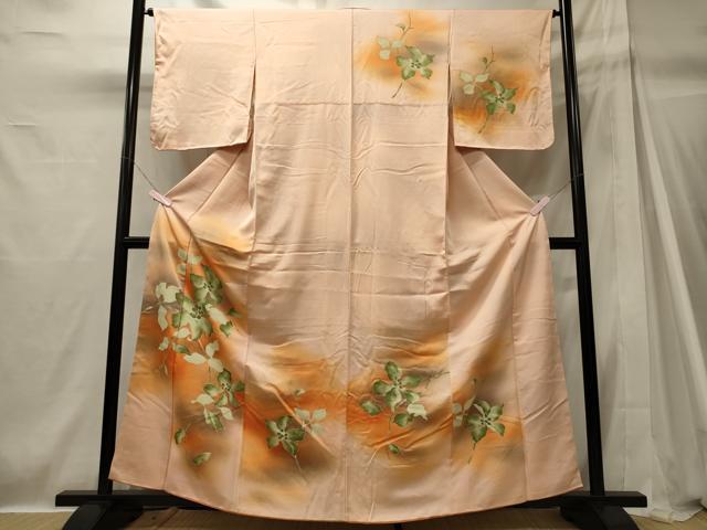 平和屋着物■訪問着 枝花文 暈し染め 正絹 逸品 未使用 CABH2911oy