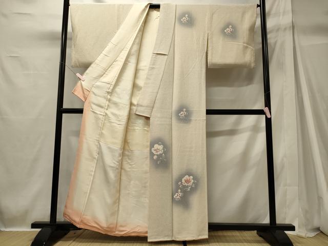 平和屋着物■訪問着 枝花文 暈し染め 正絹 逸品 CABH2913oy