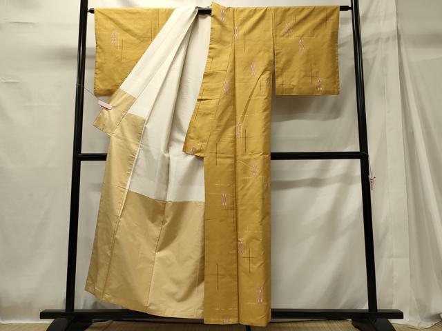 平和屋着物■上質な紬 抽象文 正絹 逸品 CABH2920oy