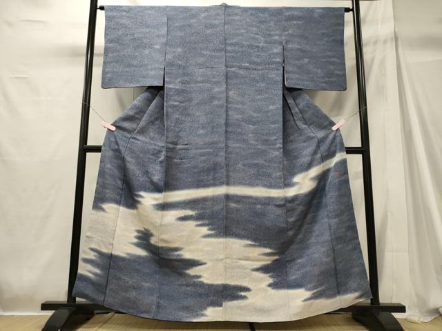 平和屋着物■虹色創家 本郷大田子 色留訪問着 霞文 たたき染め 正絹 逸品 CABH2921oy