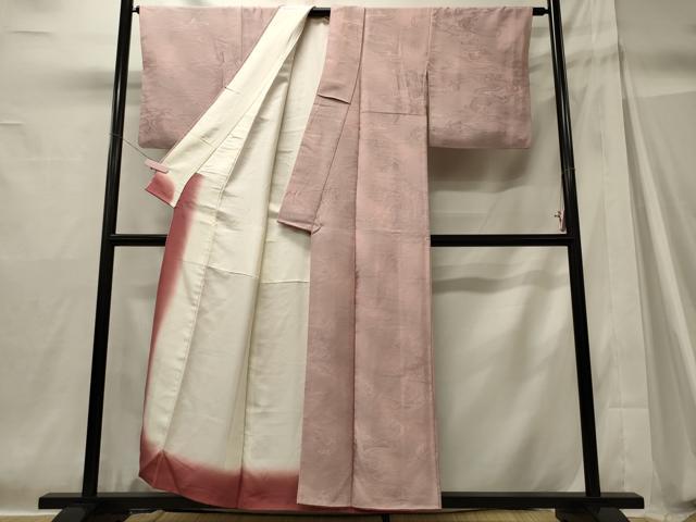 平和屋着物■上質な小紋 吉祥立波地紋 暈し染め 正絹 逸品 CABH2931oy
