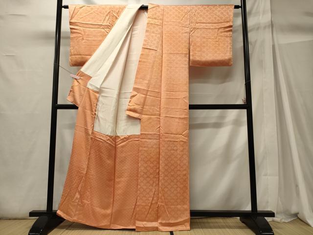 平和屋着物■上質な小紋 菊青海波地紋 暈し染め 正絹 逸品 CABH2968oy