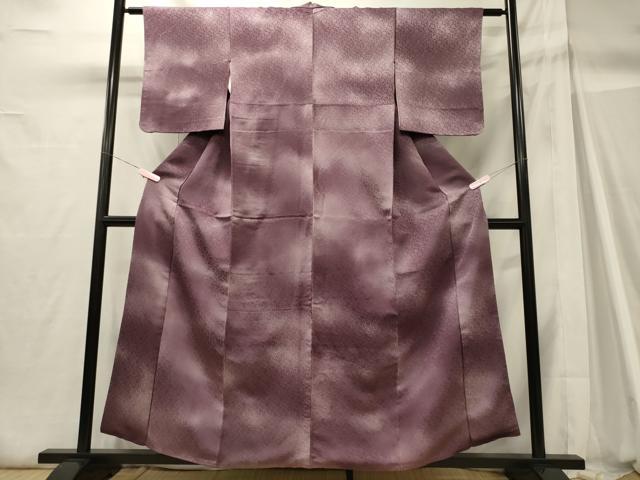 平和屋着物■上質な小紋 花唐草地紋 暈し染め 正絹 逸品 CABH2993oy