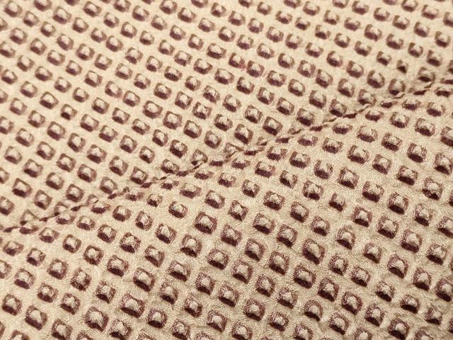 平和屋着物■大変加工の良い総絞り小紋 やまと誂製 正絹 逸品 未使用 CABH3008oy