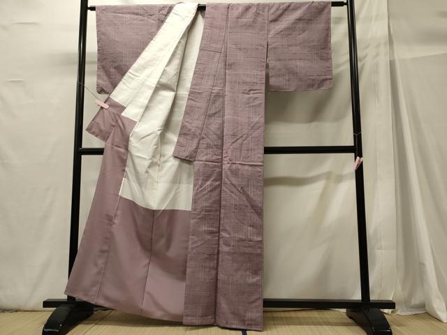 平和屋着物■上質な紬 幾何学文 正絹 逸品 CABH3013oy