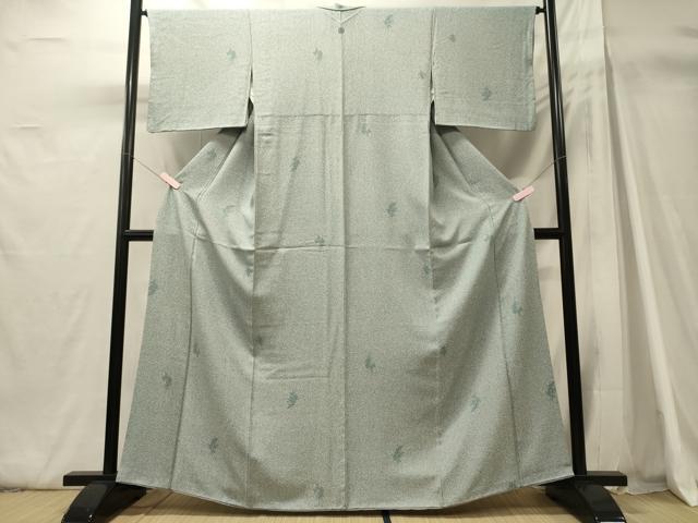 平和屋着物■上質な小紋 南天文 正絹 逸品 CABH3021oy