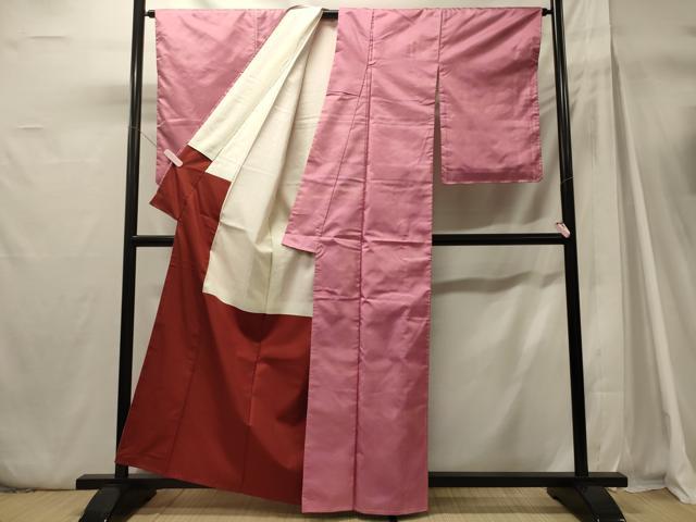 平和屋着物■上質な小紋 霞文 暈し染め 正絹 逸品 CABH3023oy