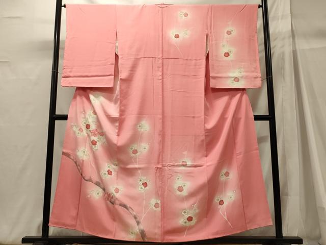 平和屋着物■訪問着 駒刺繍 槍梅 暈し染め 金彩 正絹 逸品 CABH3037oy