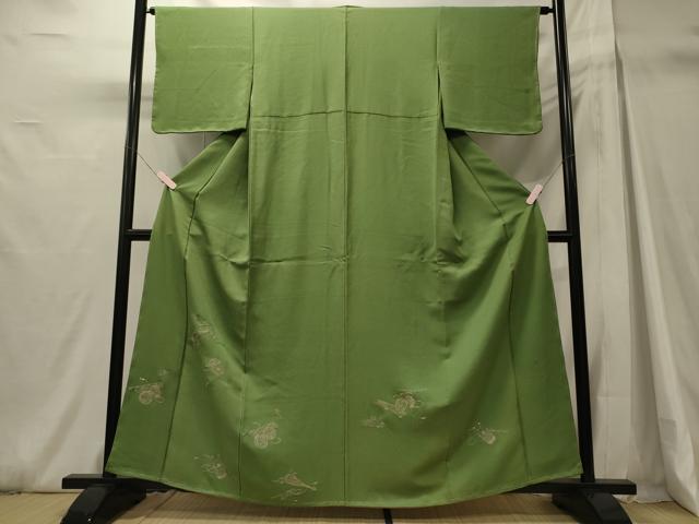 平和屋着物■豪華色留袖 総刺繍 鼓 蘇州刺繍 金銀糸 正絹 逸品 未使用 CABH3051oy