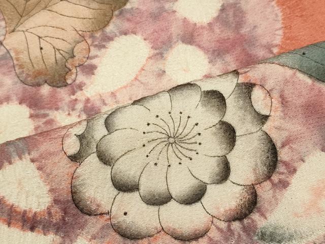 平和屋着物■訪問着 辻が花 暈し染め 正絹 逸品 CABH3115oy