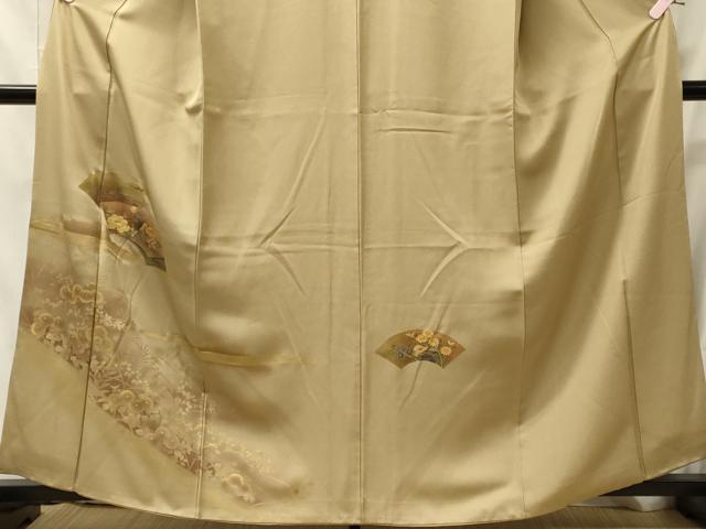 平和屋着物■訪問着 地紙重ね花文 暈し染め 金彩 正絹 逸品 CABH3139oy
