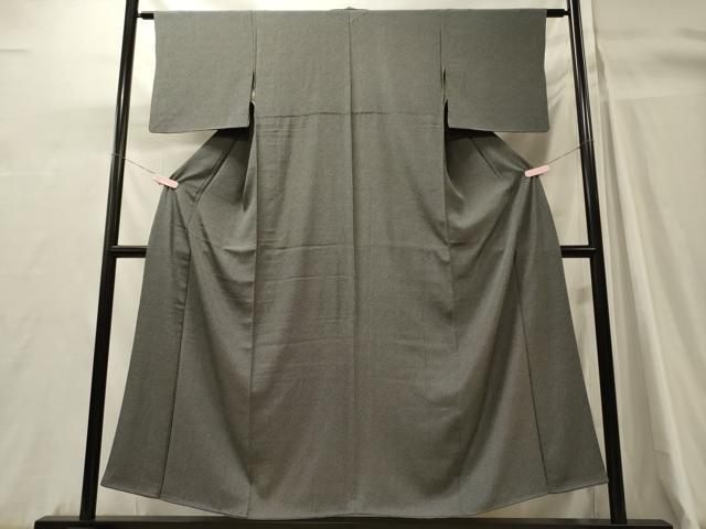 平和屋着物■江戸小紋 松尽くし 黒地 正絹 逸品 CABH3145oy
