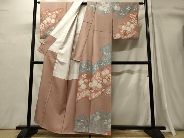 平和屋着物■訪問着 辻が花 絞り 暈し染め 正絹 逸品 CABH3152oy