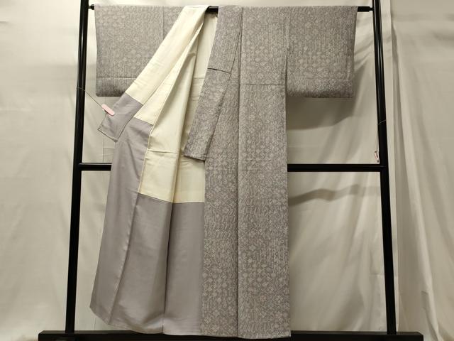 平和屋着物■上質な小紋 幾何学文 正絹 逸品 CABH3159oy