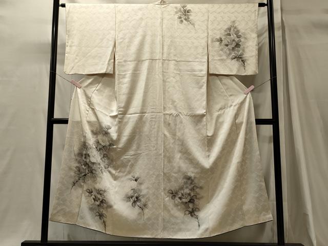 平和屋着物■訪問着 手描き 枝花文 暈し染め 正絹 逸品 CABH3177oy