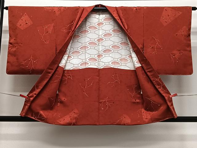 平和屋着物#羽織 地紋起こし 枝葉文 正絹 逸品 未使用 CABH3213ua