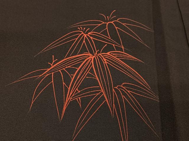平和屋着物#羽織 刺繍 笹文 正絹 逸品 CABH3217ua