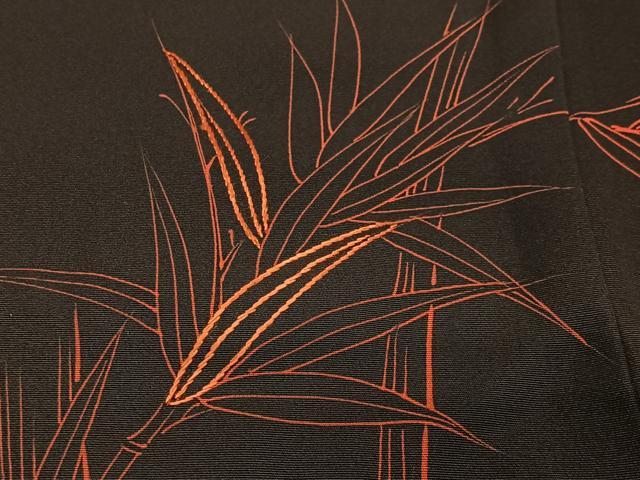 平和屋着物#羽織 刺繍 笹文 正絹 逸品 CABH3217ua
